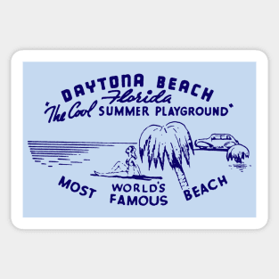 1940s Daytona Beach Florida Sticker